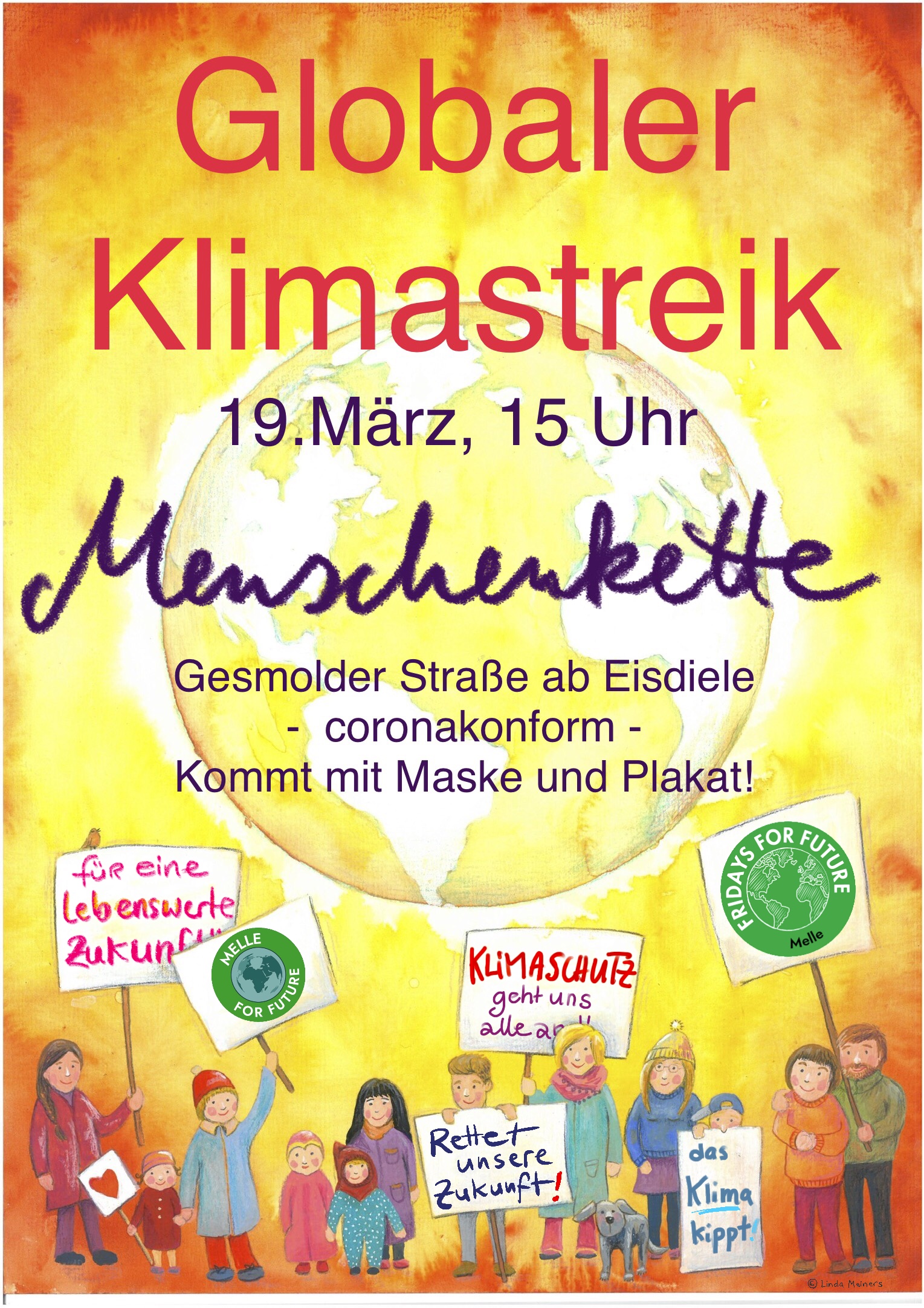 Menschenkette am 19.03.