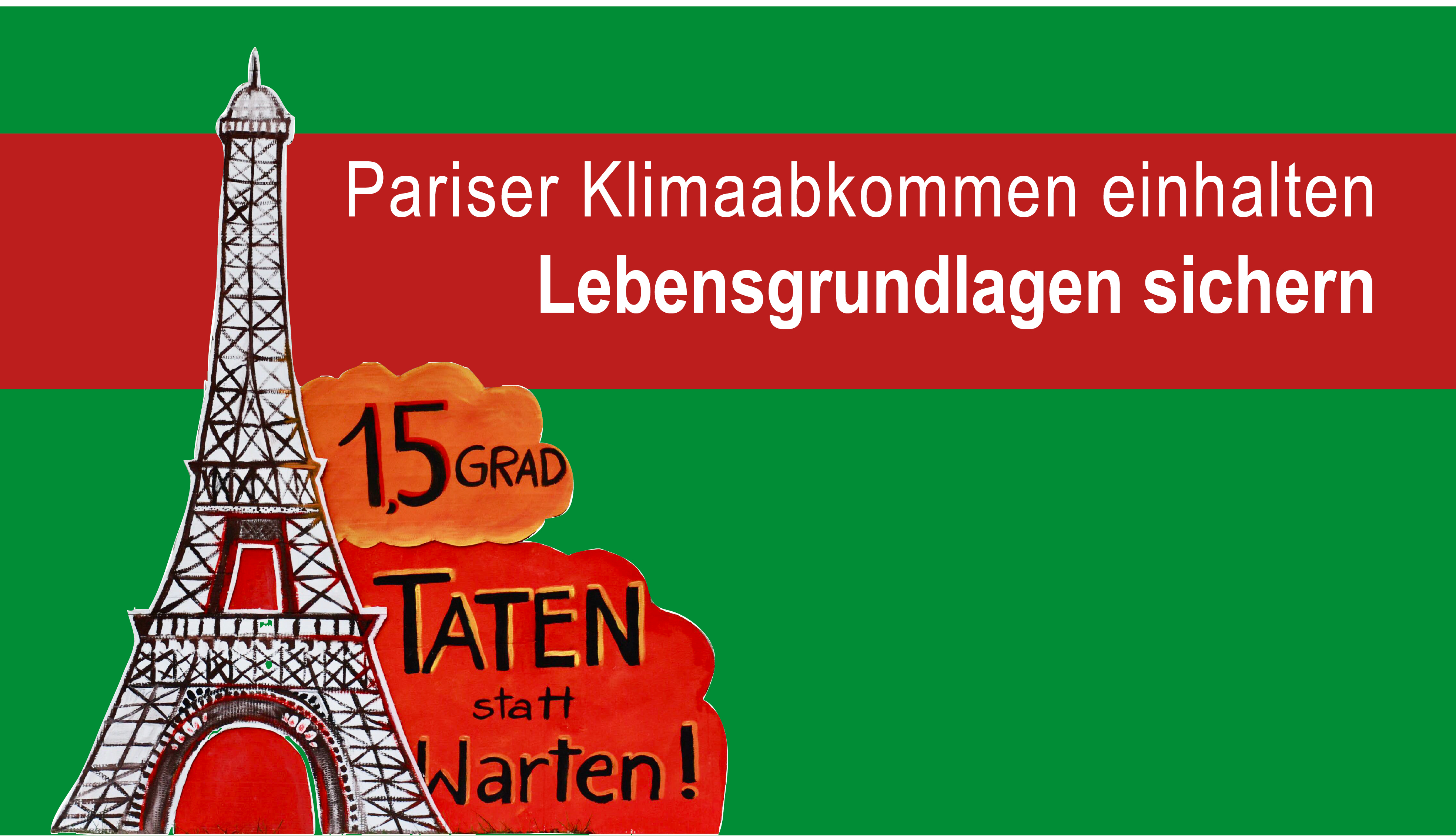 Petition: Pariser Abkommen einhalten