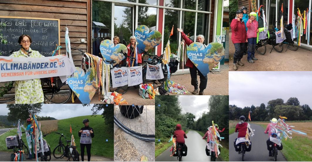 Klimabänder Radtour und Übergabe Fulda