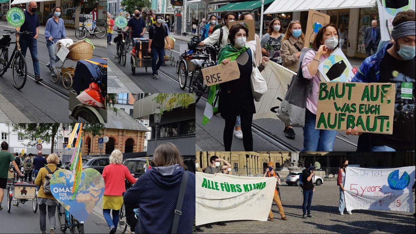 Laufdemo durch die Innenstadt