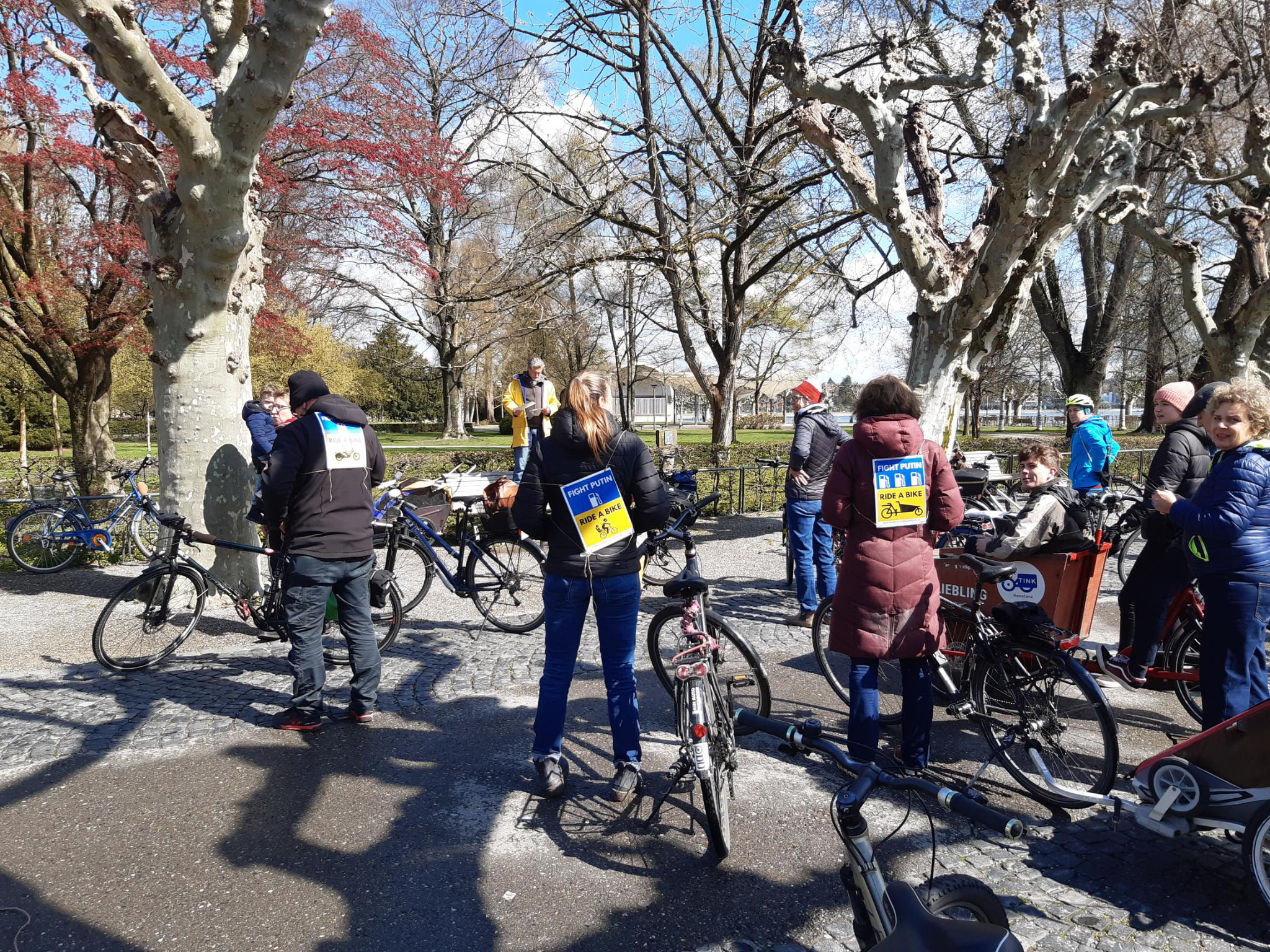 Kundgebung im Stadtgarten