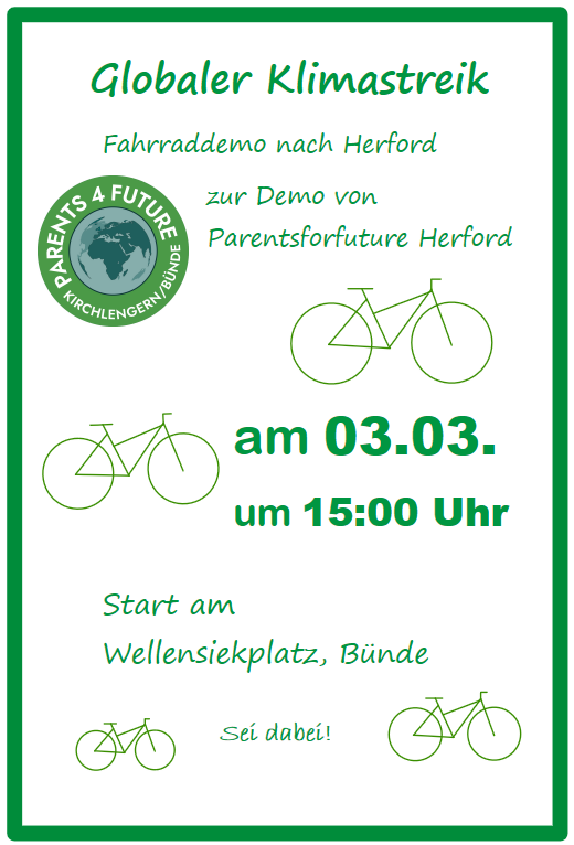 Klimastreik am 3.3. in Bünde
