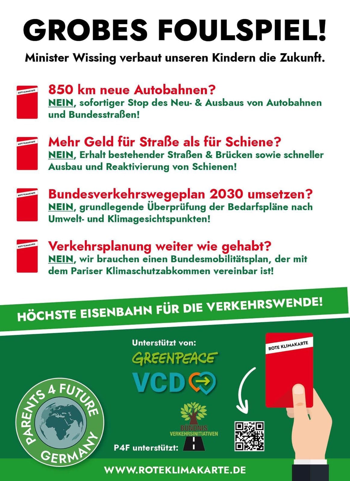 Verbände fordern klima- und naturverträgliche Infrastrukturplanung