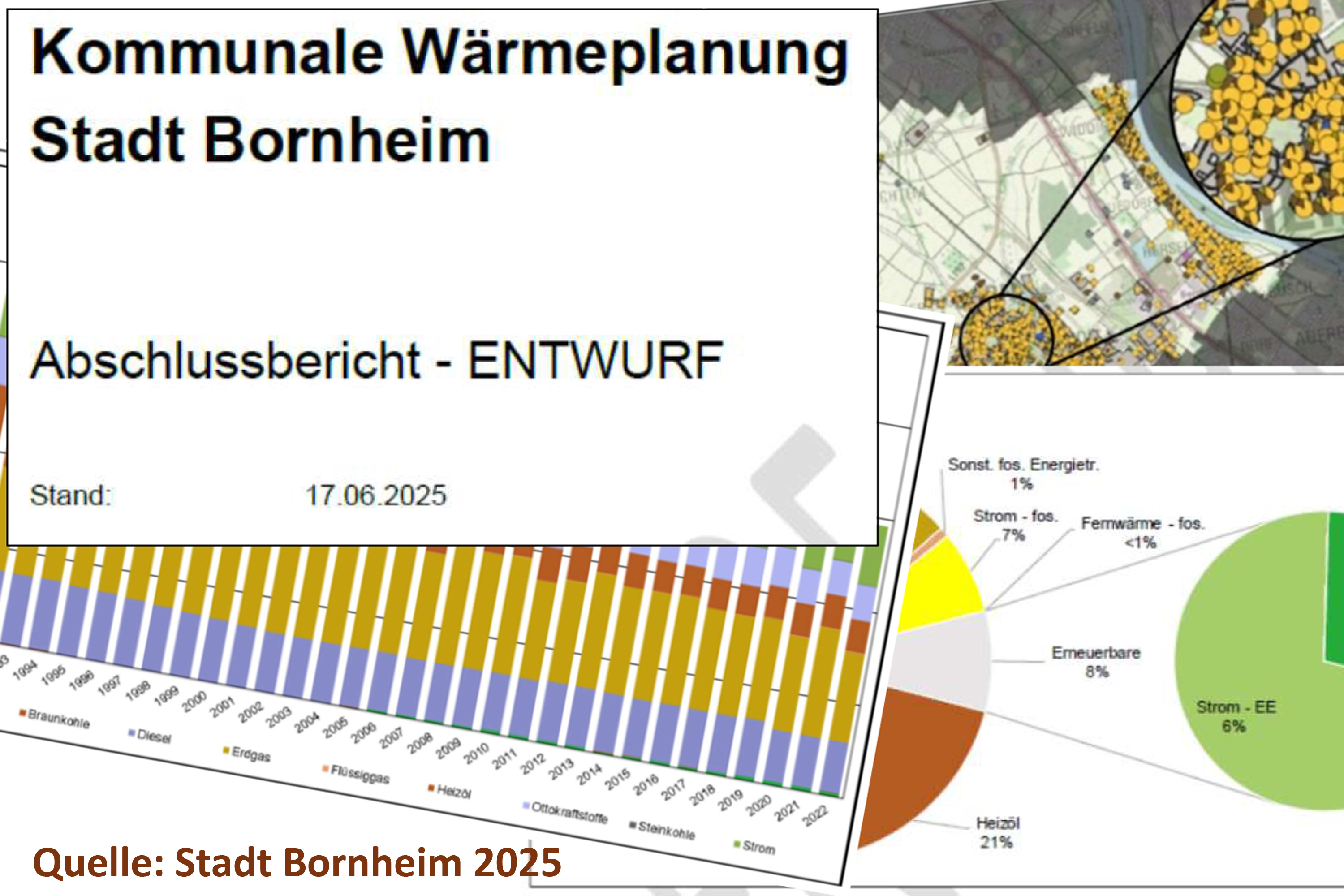 Ausschnitte Wärmeplanung