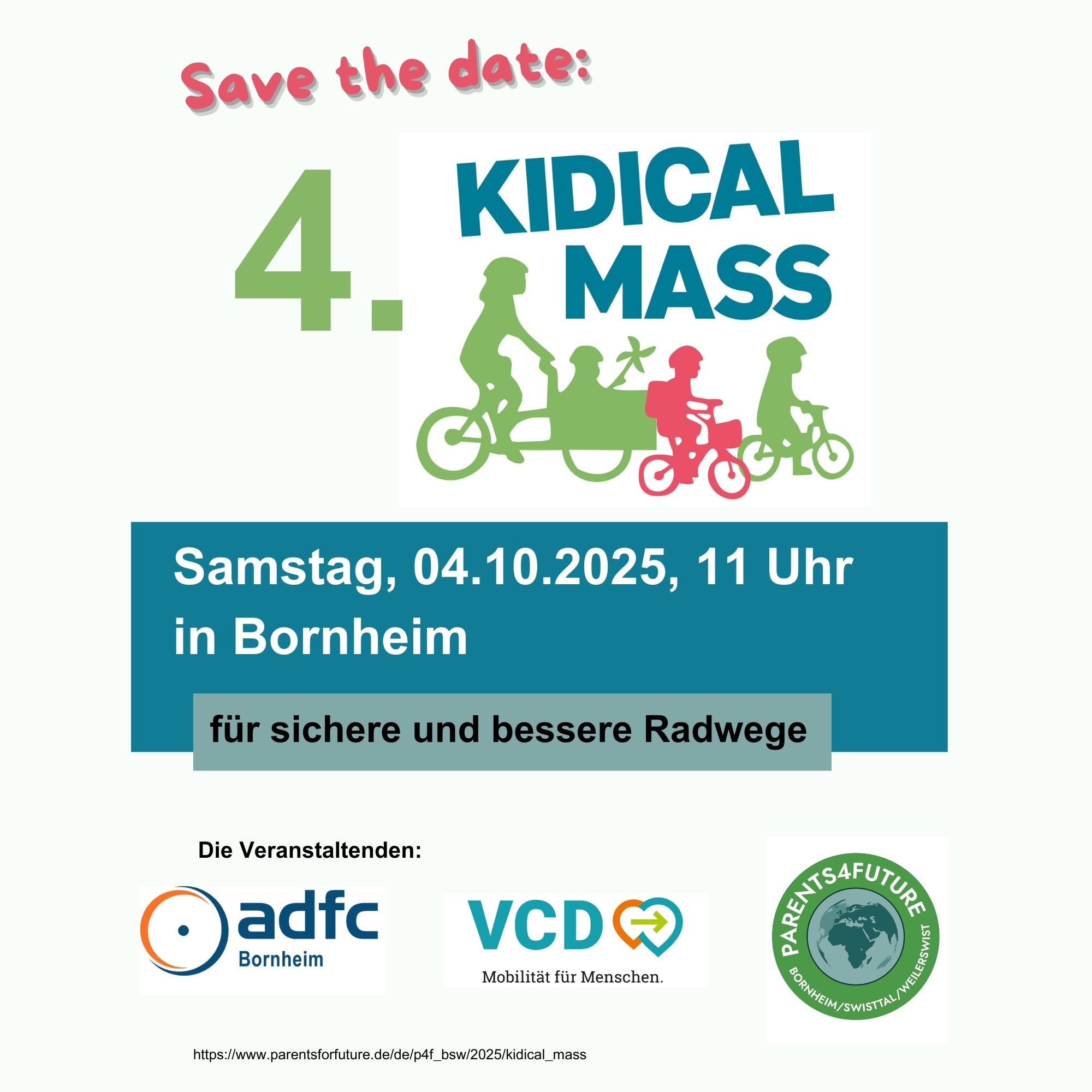 Plakat 4. Kidical Mass
