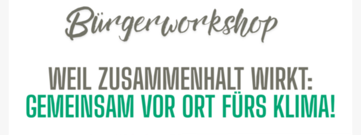 Auschnitt Flyer Veranstaltung