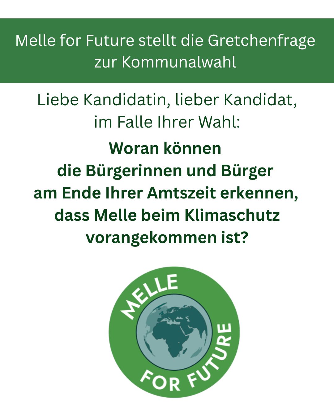 Wir fragen nach dem Klimaschutz