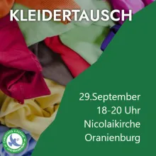 Kleidertausch 29.9.23 von 18-20 Uhr 