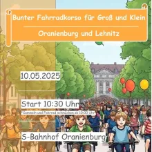 Bunter Fahrradkorso für Groß und Klein