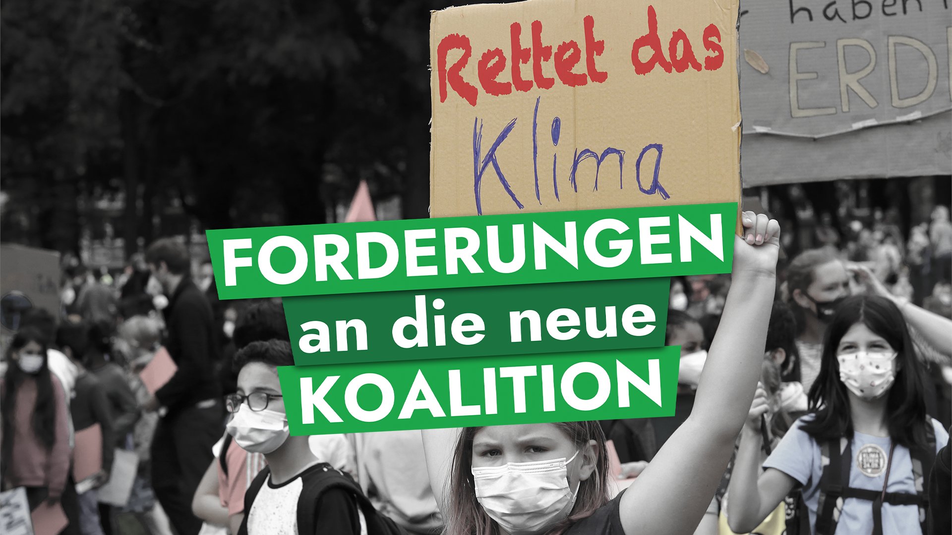 [FFF] Forderungen an die neue Koalition