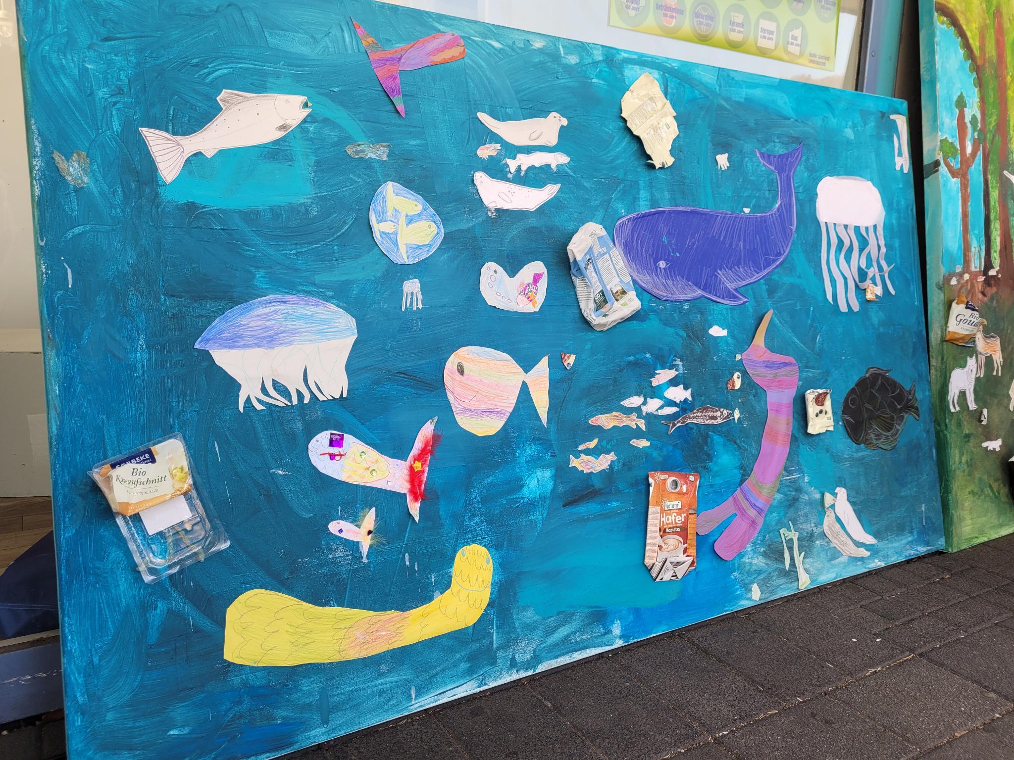 Kunstwerke der Freiraumschule standen im Mittelpunkt