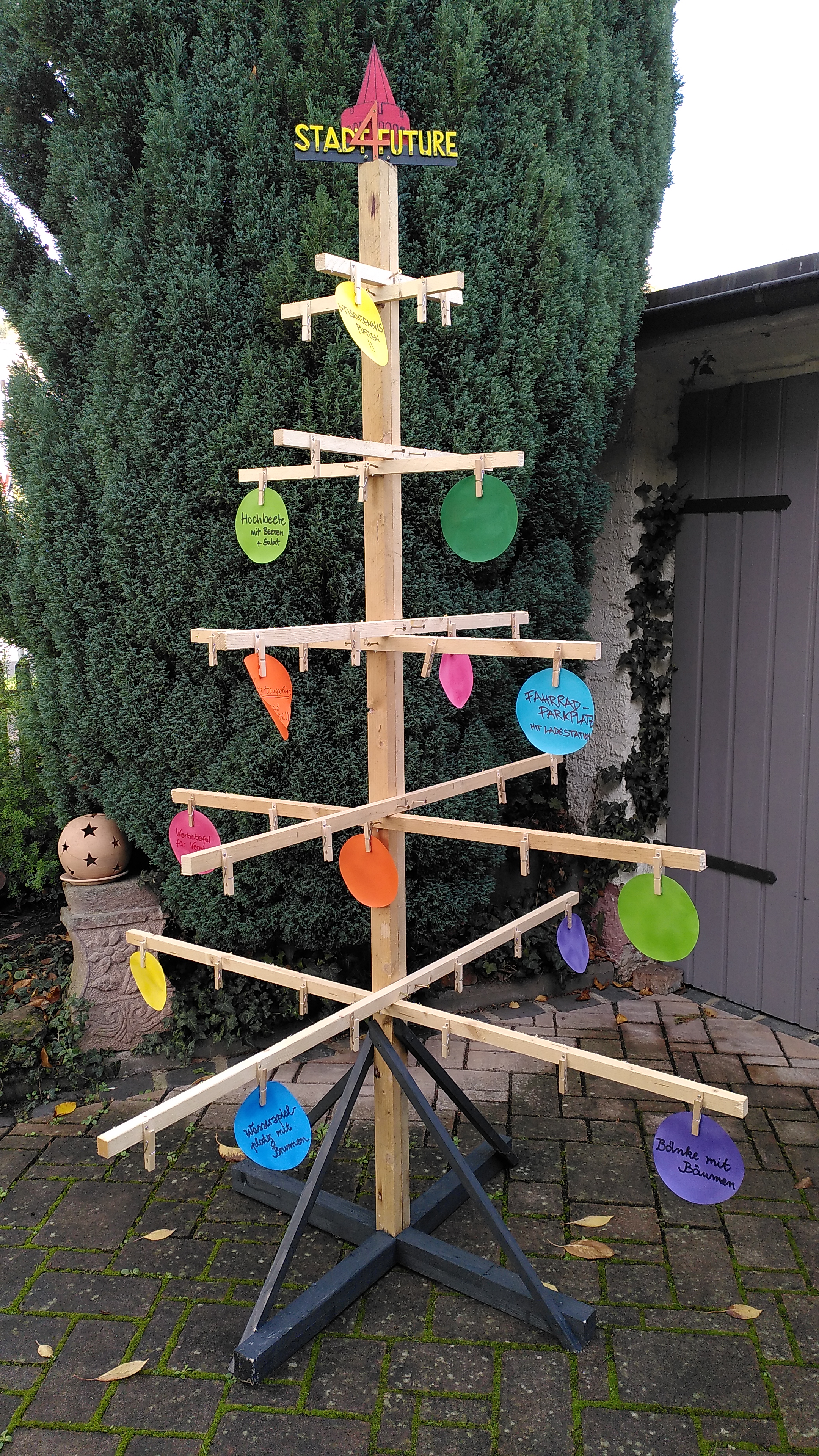 gebastelter Weihnachtsbaum