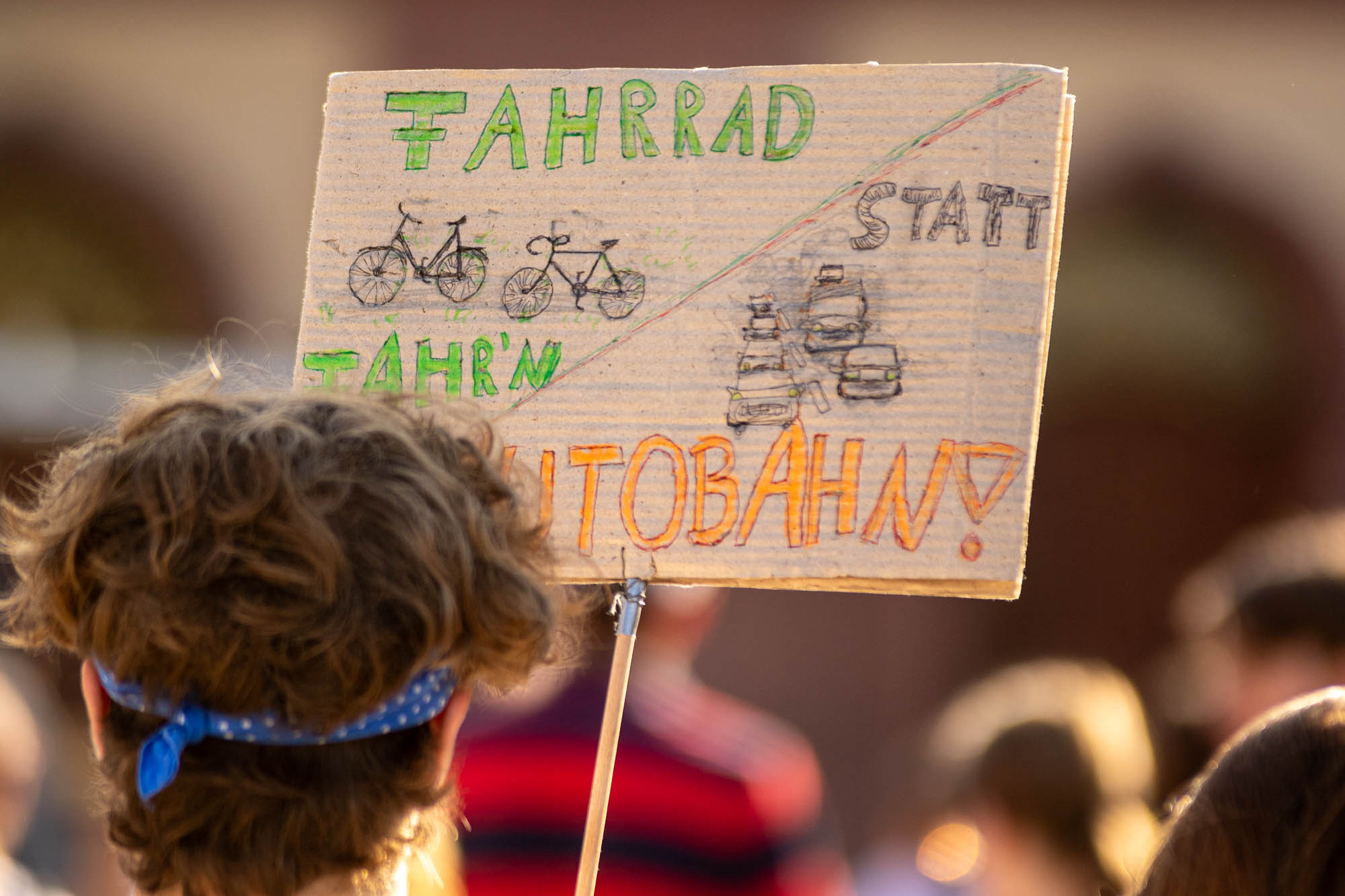 Schild beim Klimastreik am 15.09.2023