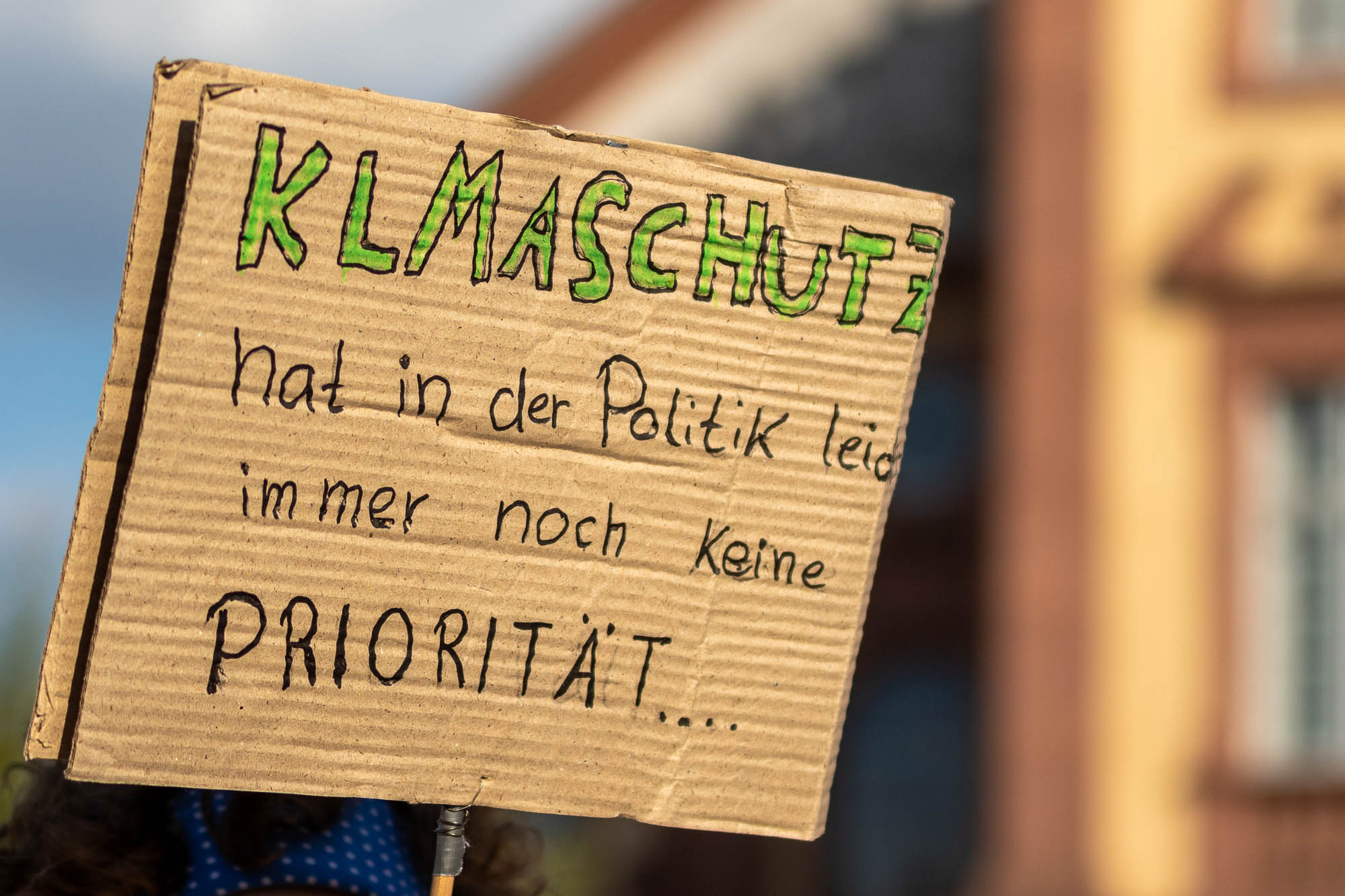 Schild beim Klimastreik am 15.09.2023