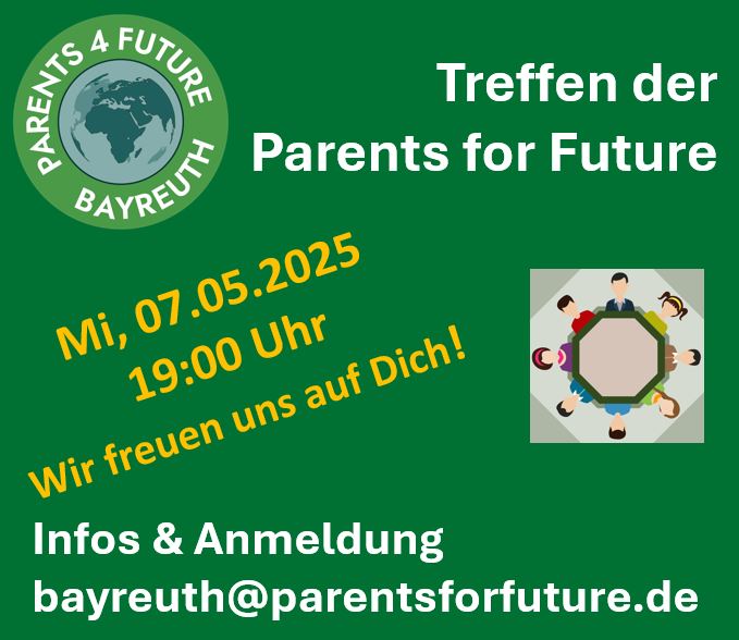 Nächstes P4F Bayreuth Treffen am 07.05.2025