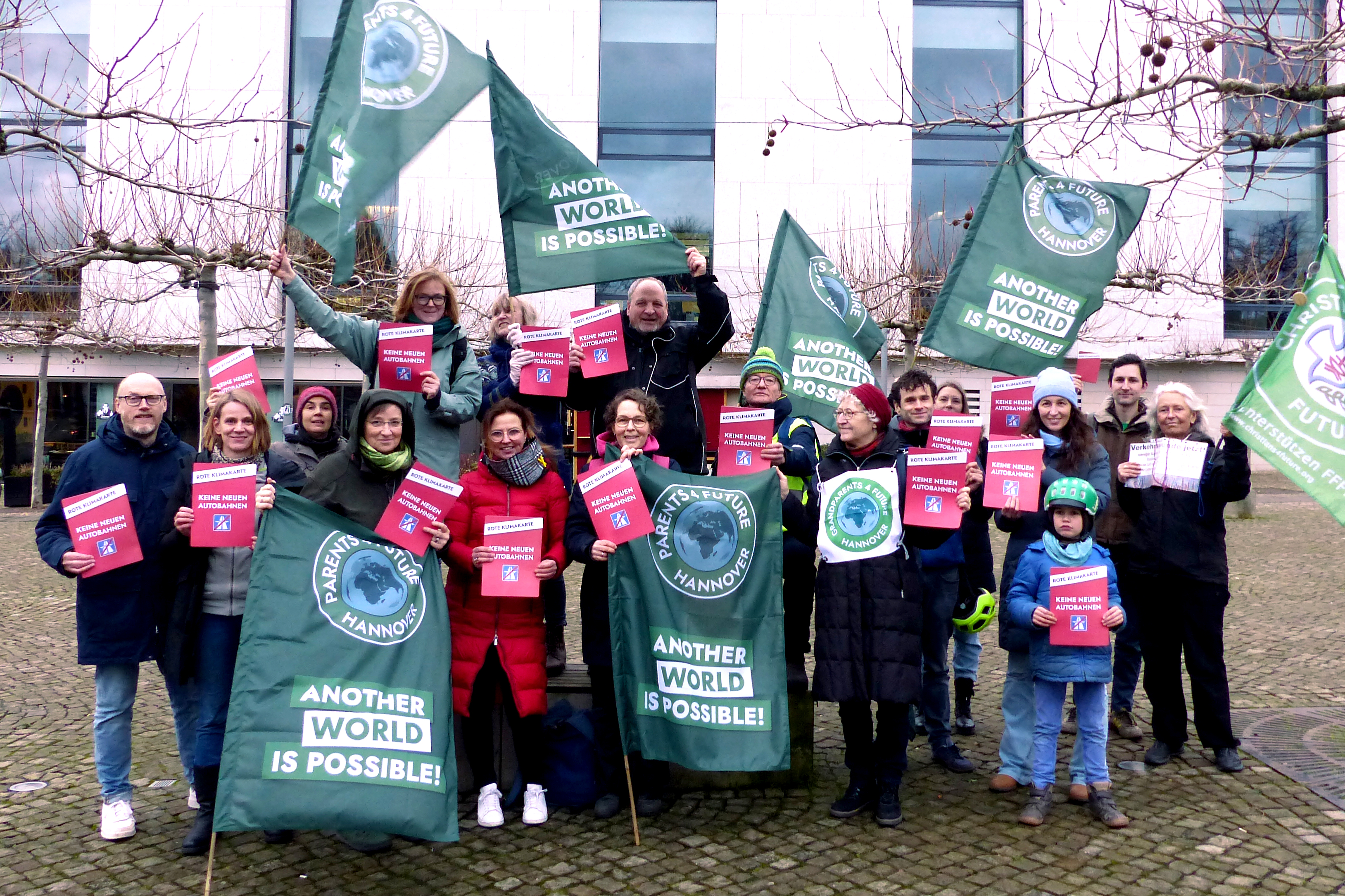 23-01-13 Klimakartenaktion Landtag Hannover