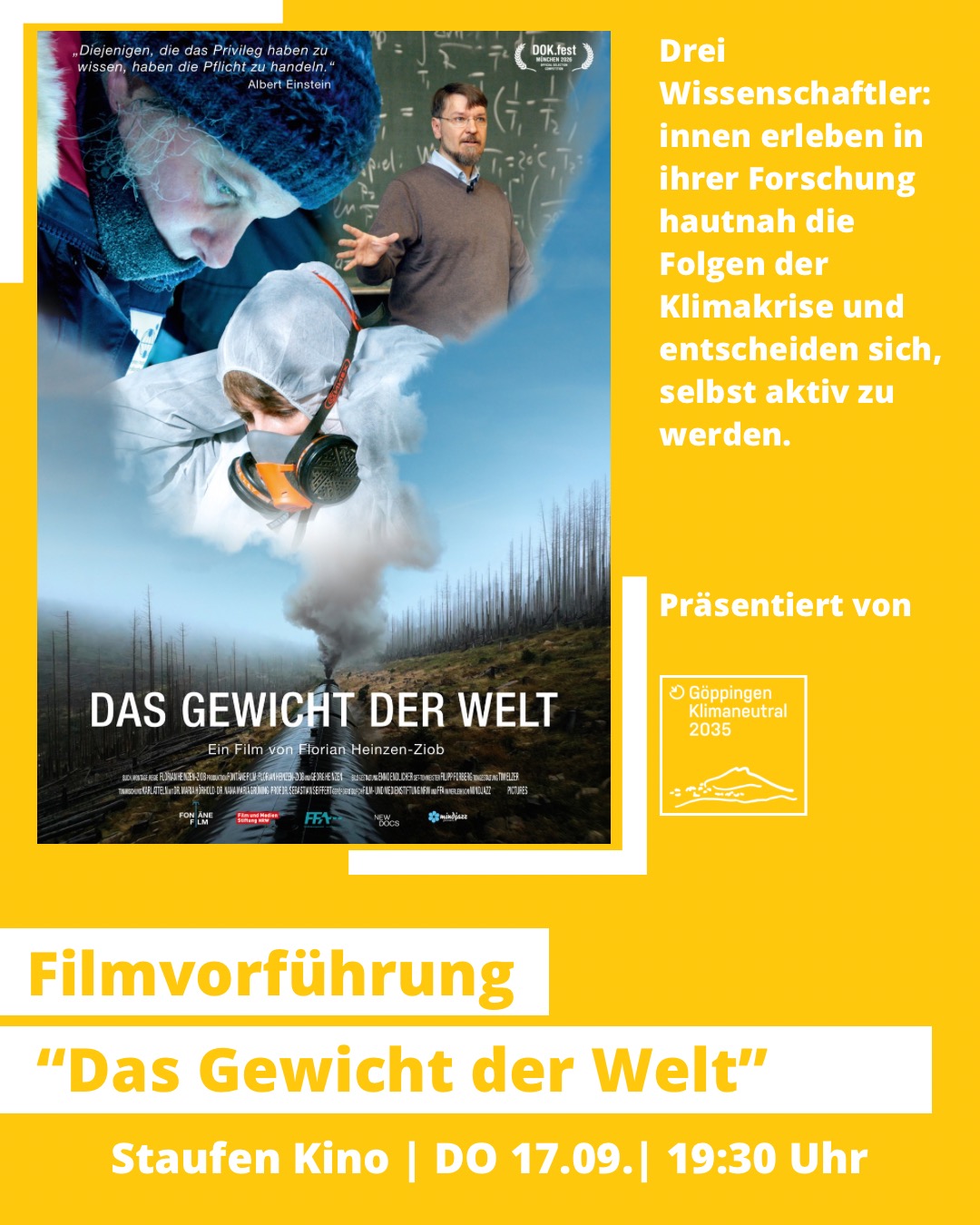 Sharepic Filmvorführung