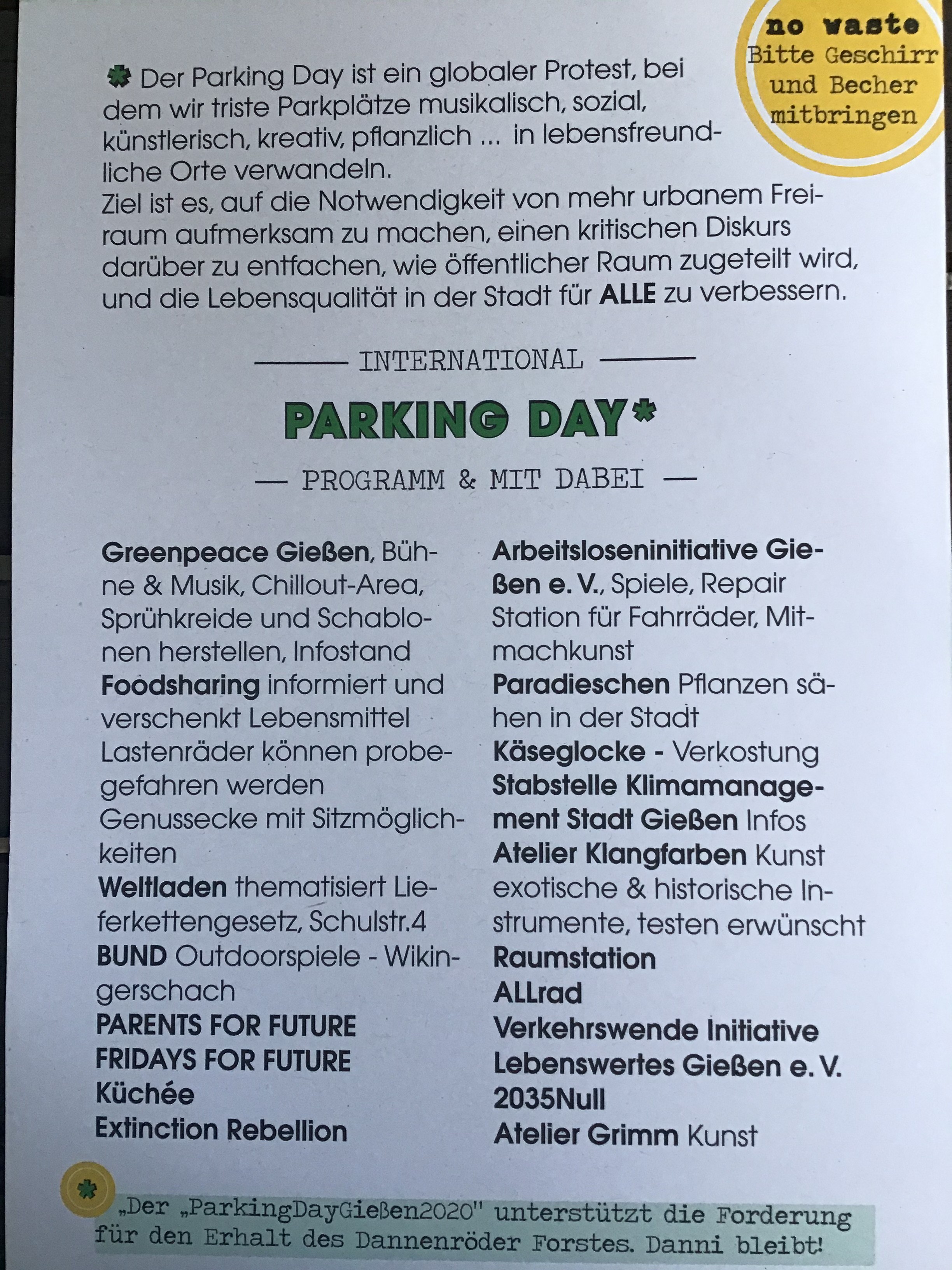Parking Day Gießen