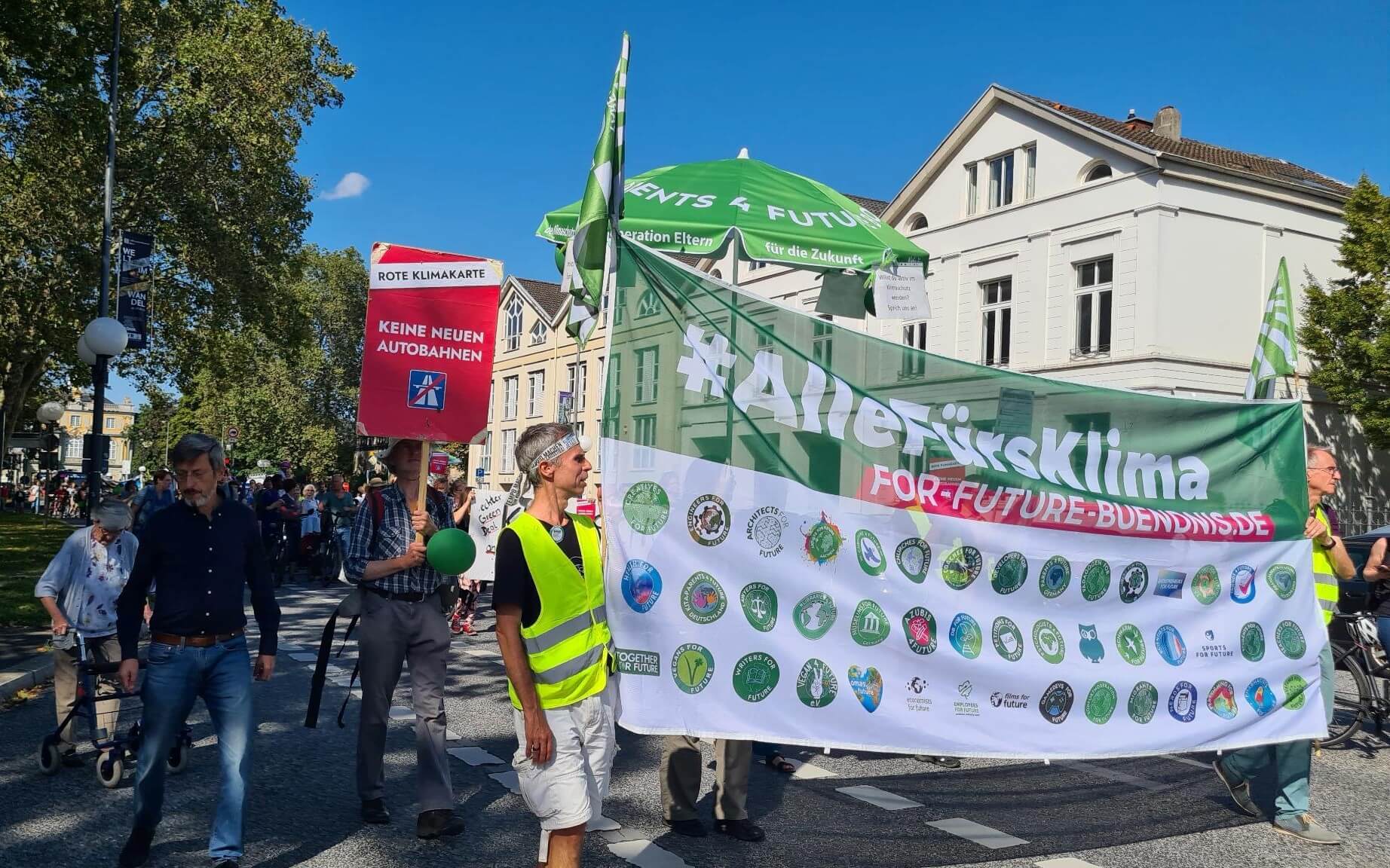 Banner, Alle fürs Klima