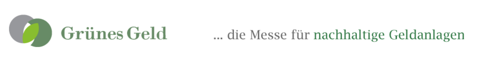 Grünes Geld ... die Messe für nachhaltige Geldanlagen