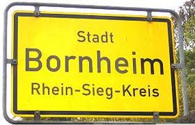 Ortsschild Bornheim