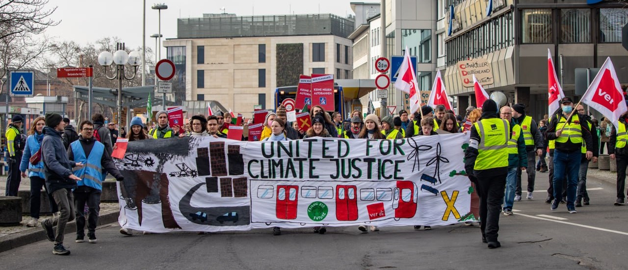 Klimastreik mit Verdi