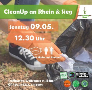 CleanUp im Mai in Beuel