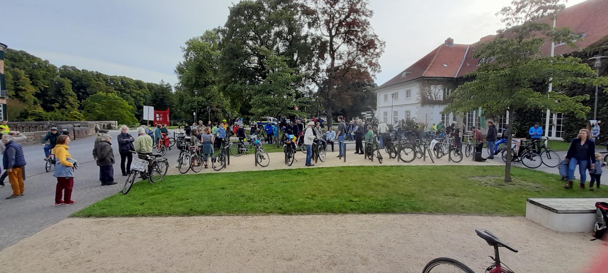 Kundgebung am Schloss