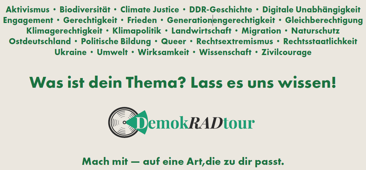 Themen der DemokRADtour