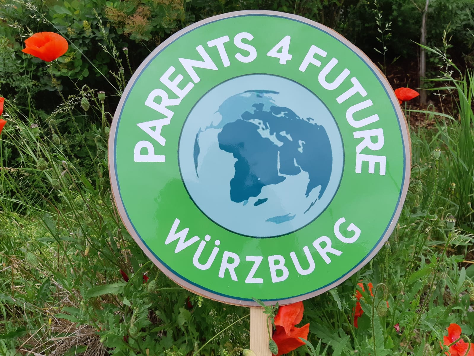 Schild P4F Würzburg