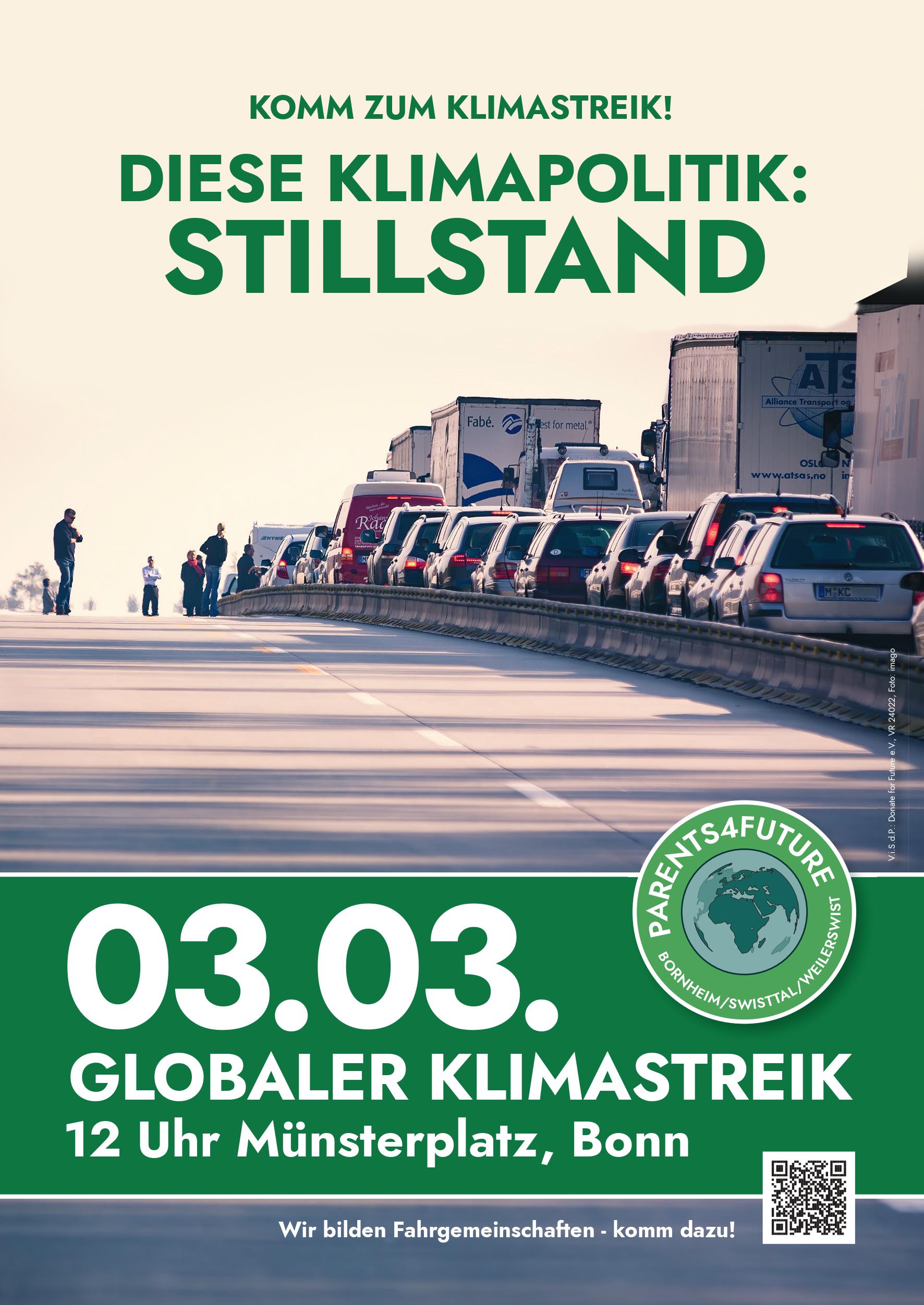 Klimastreik 3.3.23 Bonn Autobahn