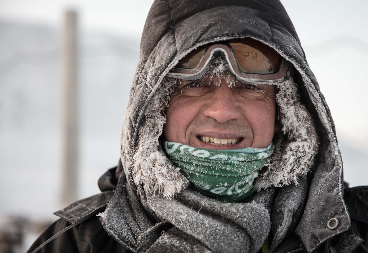 Dr. Udo Engelhardt als Forscher in Spitzbergen