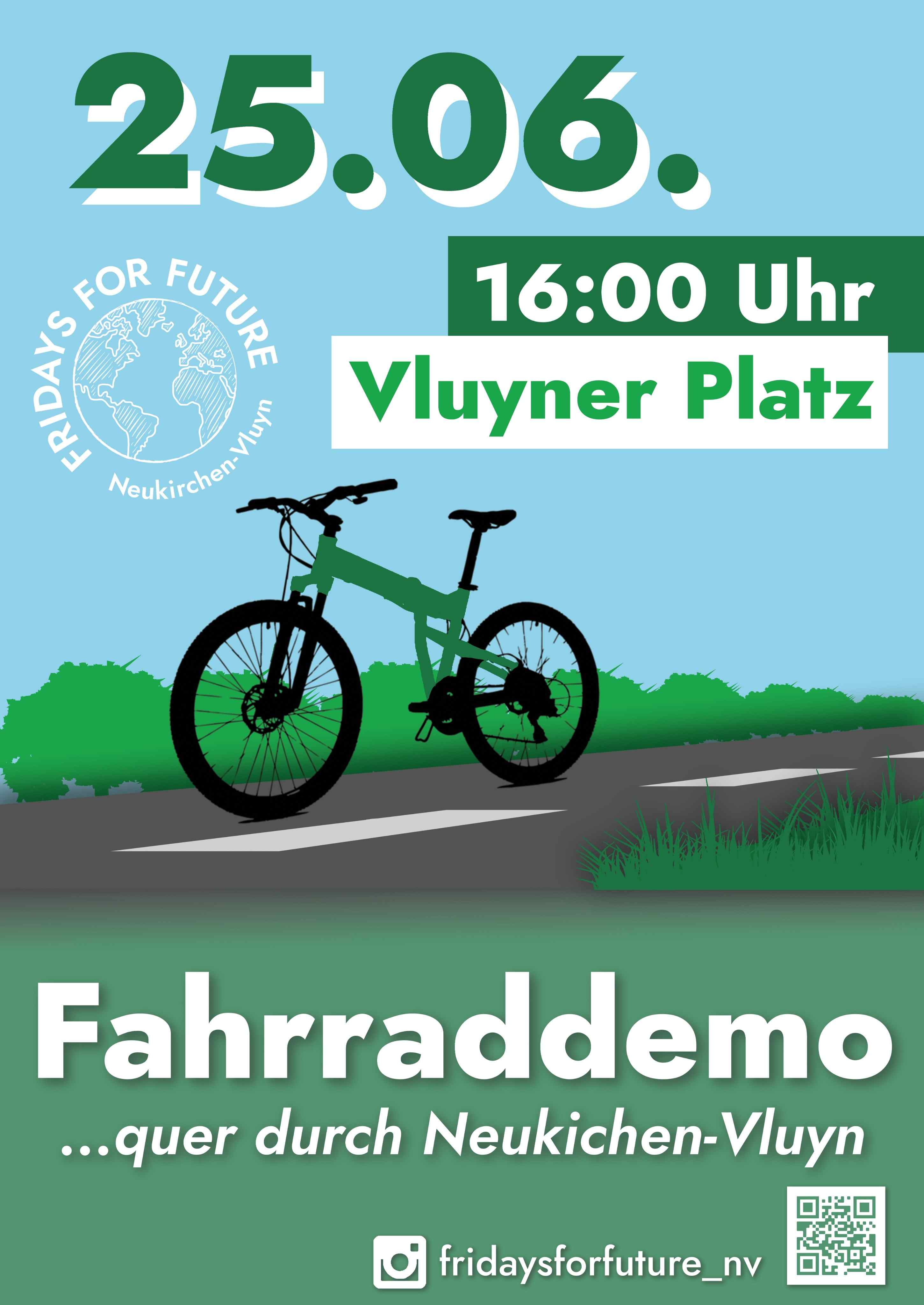 Fahrrademo 25.06.21 Plakat