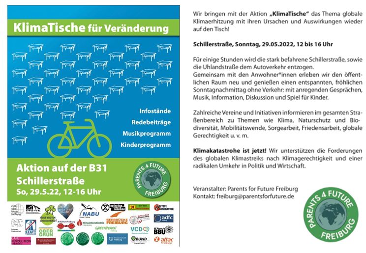 Flyer KlimaTische 2022