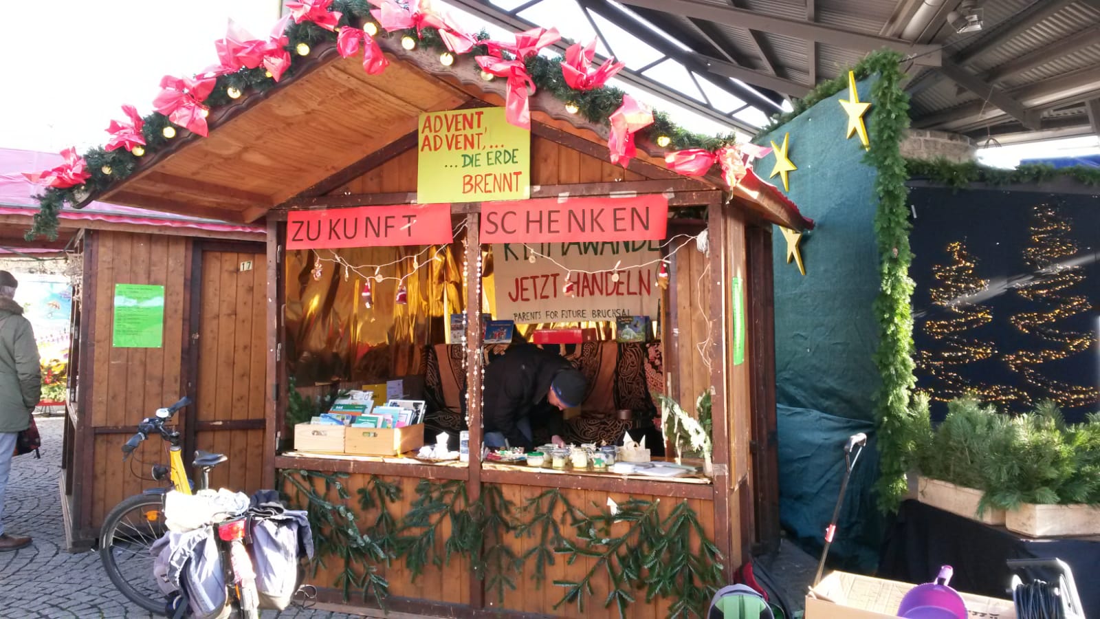 Weihnachtsmarkthütte