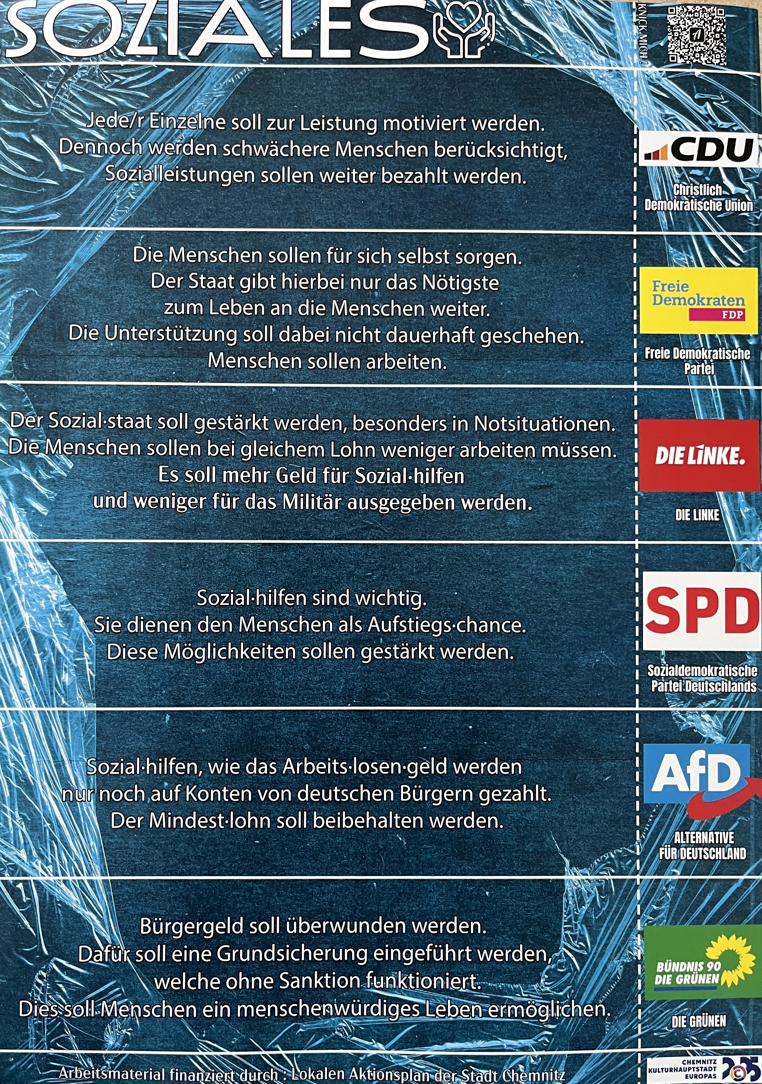 Parteienvergleich Soziales