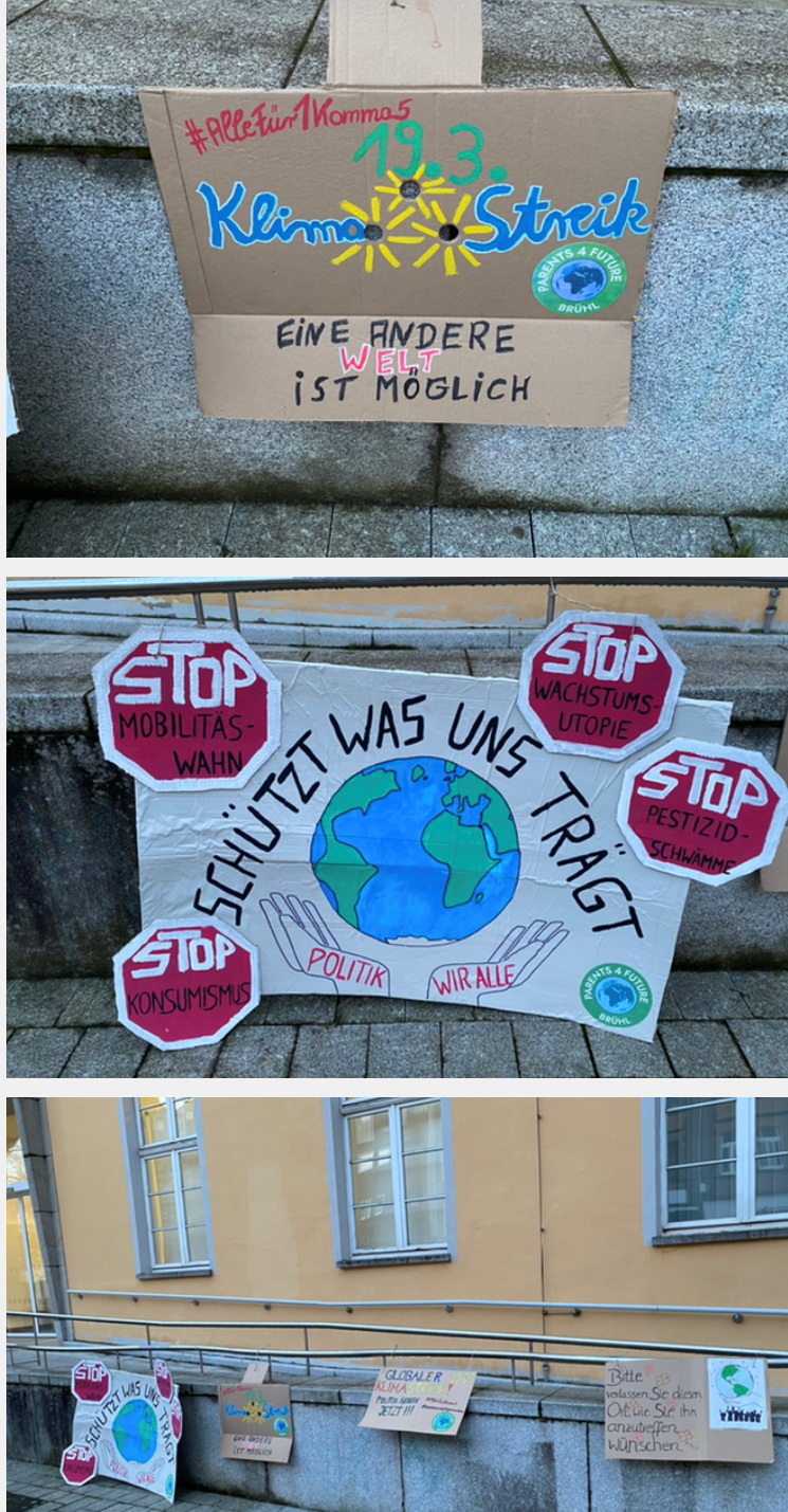 Aktion globaler Klimastreiktag