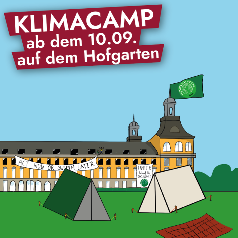 Klimacamp Plakat