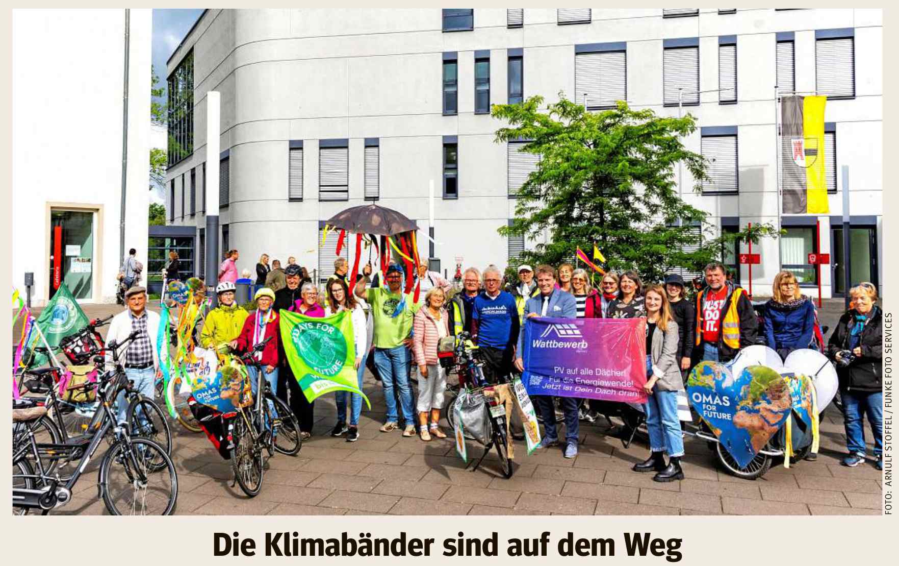 Klimabänder sind auf dem Weg