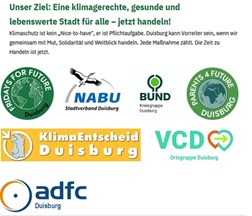 Klimaforderungen Duisburg