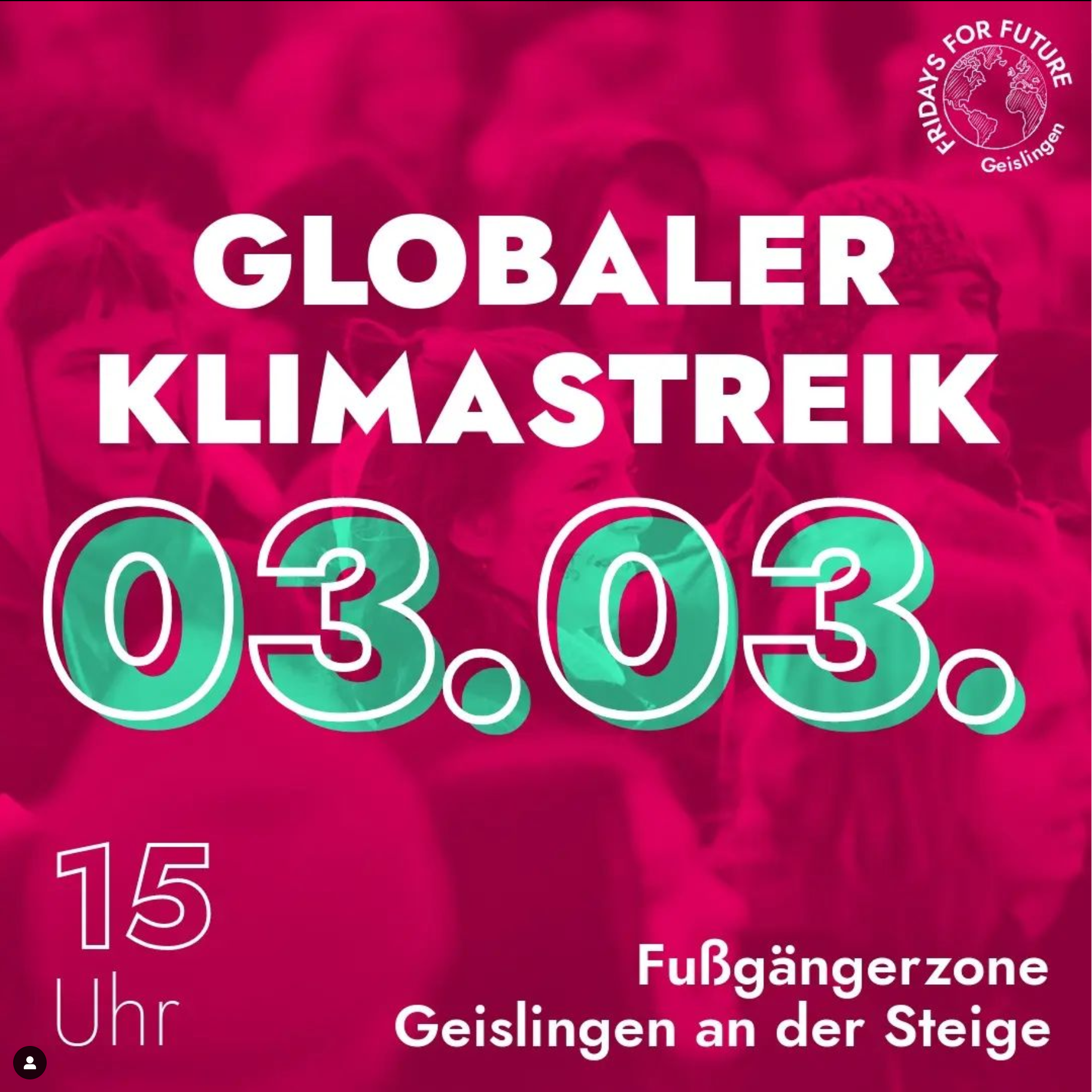 Sharepic Klimastreik Geislingen