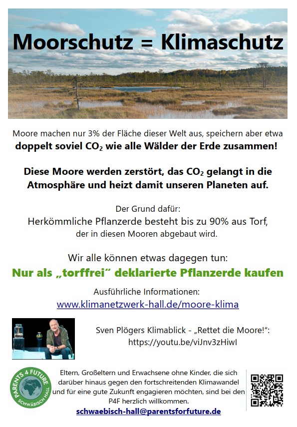 Moorschutz ist Klimaschutz