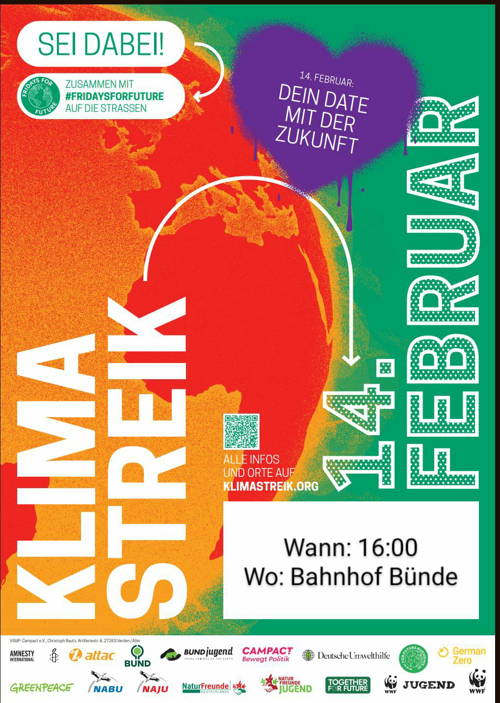 Flyer zum Klimastreik