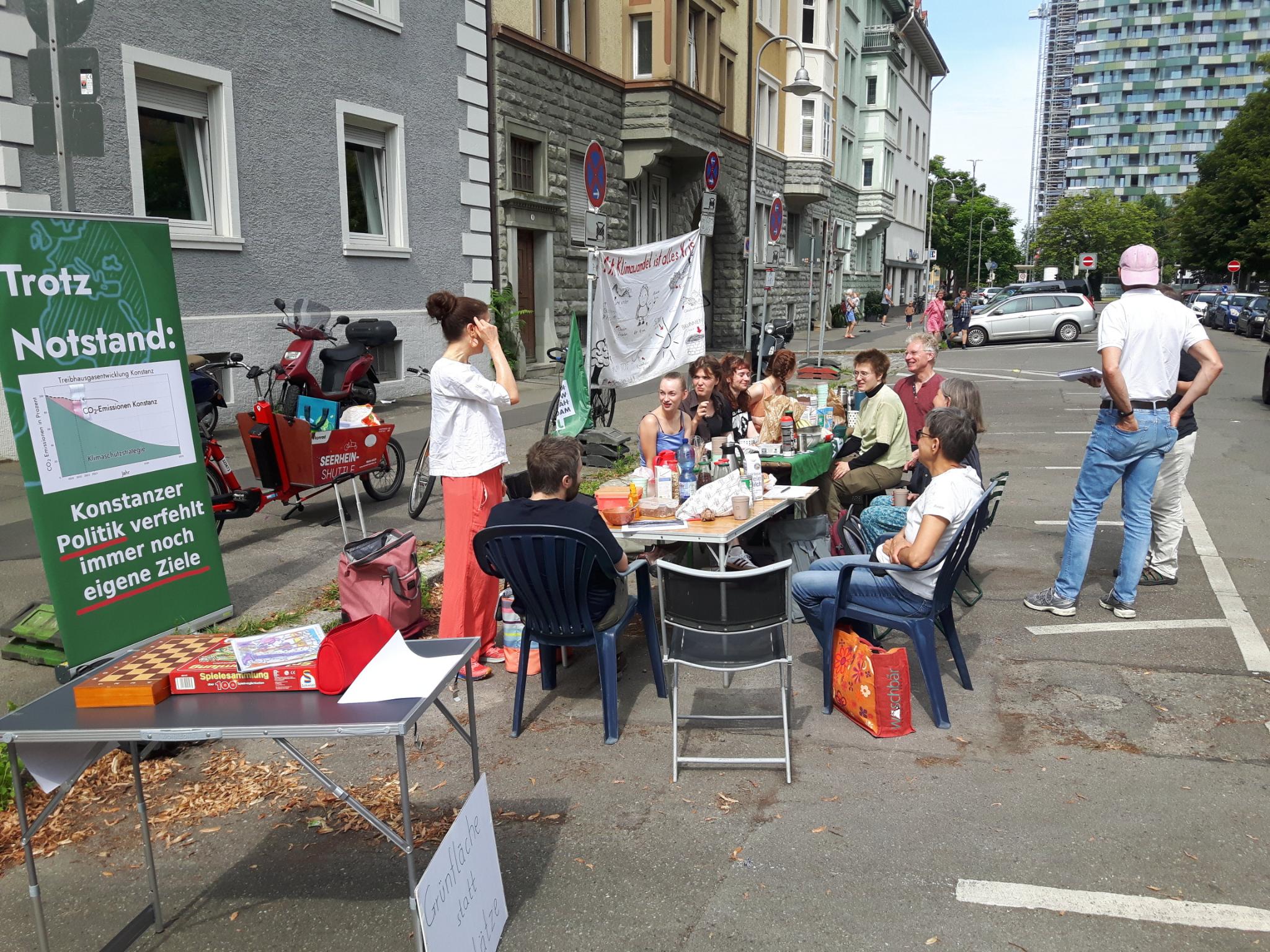 Parkraumbesetzung