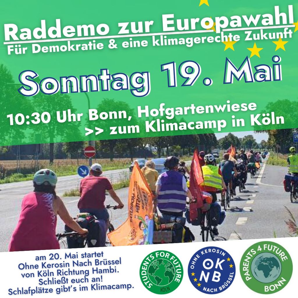Plakat Fahrraddemo