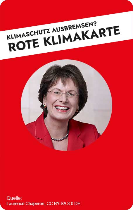 Rote Klimakarte Portrait Dött