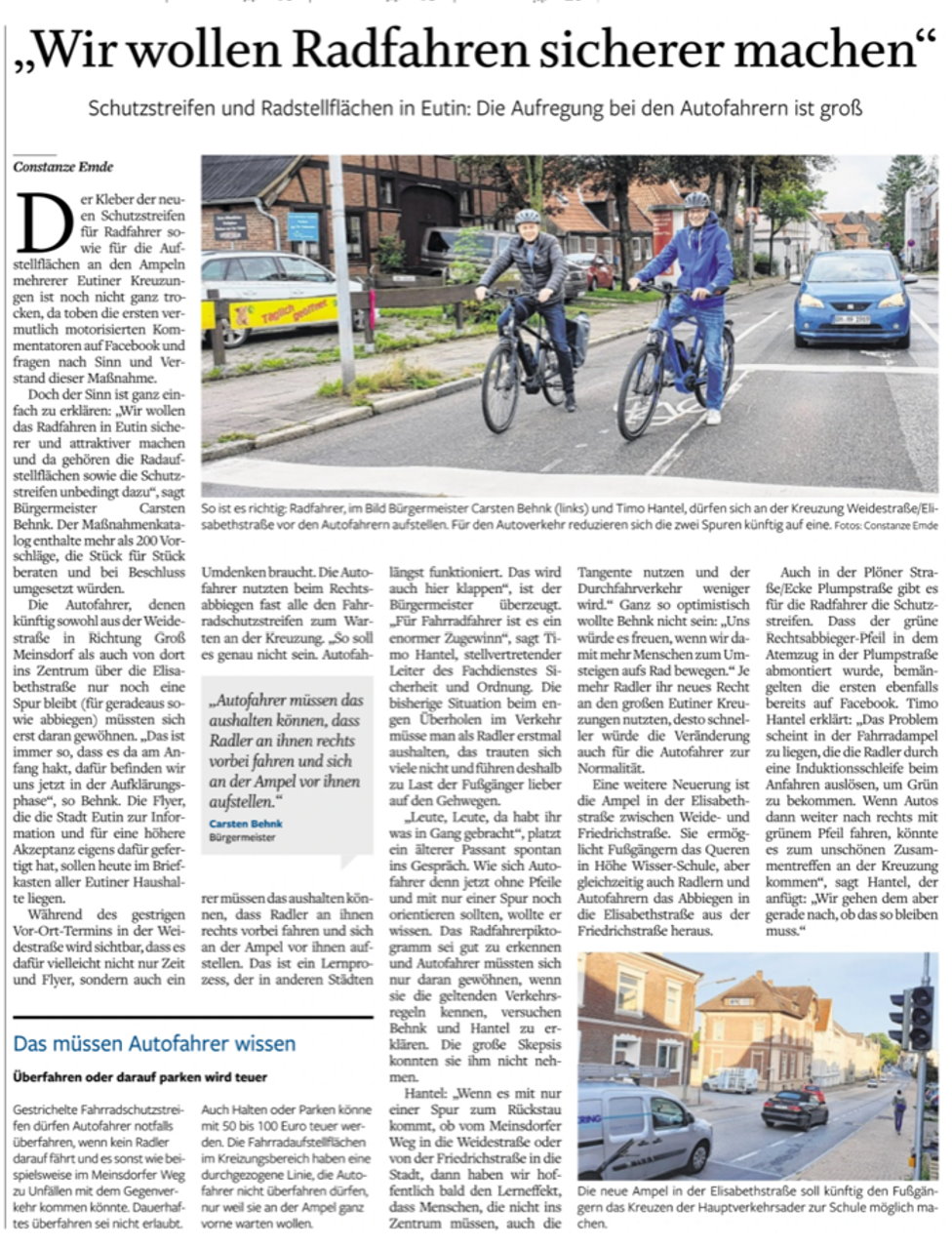 Radfahren in Eutin