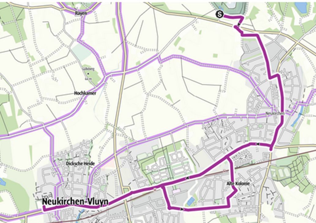 Route Gefahrradtour