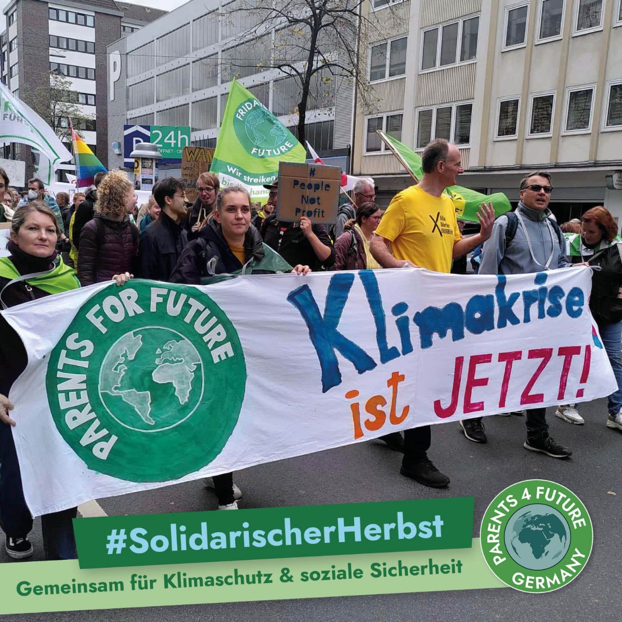 Solidarischer Herbst - Klimakrise ist JETZT