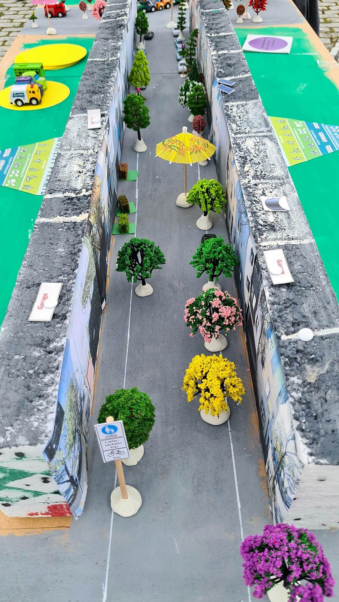 Straße umgeplant